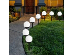 Luzes solares Nova Line, 2 unidades, LED para jardim, impermeável | S/MARCA
