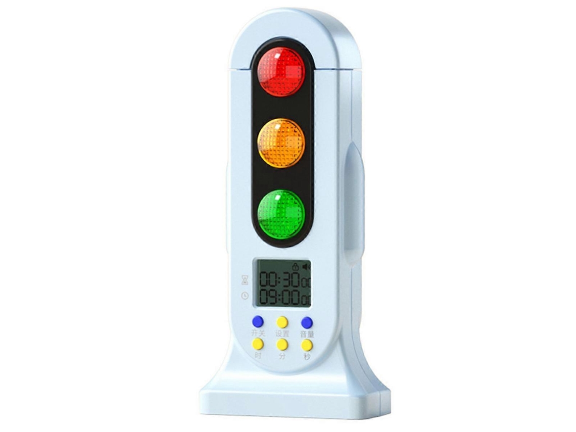 Semáforo Inteligente Com Temporizador Visual E Som, Display Lcd Digital Para Crianças