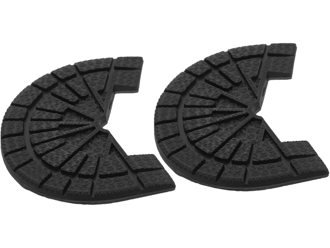 Valiclud Almofada De Reparo Calcanhar Borracha Antiderrapante Preta, Resistente E Compacta, Ideal Para Tênis E Calçados
