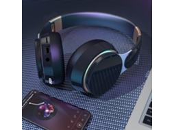 Fone De Ouvido Bluetooth Com Cancelamento Ruído, Dobrável, Sem Fio, Para Esportes E Viagens, Som Estéreo Leve, Preto E