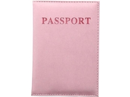 Protetor De Passaporte Rosa Claro Capa Protetora Porta Passaporte Capa Pasta Oem