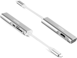 Hub MITSAI Usb-C 5 em 1 (Outlet Grade A - Usb-c - Usb - Hdmi - Sd)