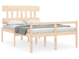 Senior Bed, Senior Beds Vidaxl Marrom Madeira (120 X 190 Cm)