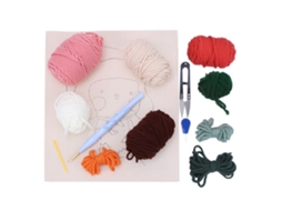 Kit Feltro Diy Menina Chapéu Vermelho com Padrão