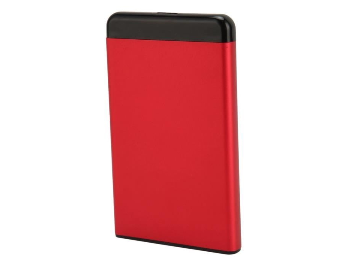 HURRISE Disco Rígido Portátil Disco Rígido Externo 2 5 Polegadas Usb3.0 5Gbps Computador Transmissão Memória Cor Vermelho 32Gb