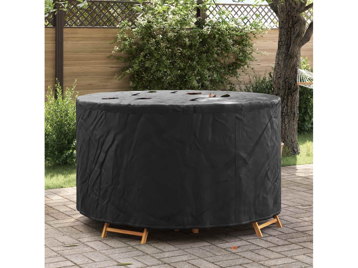 Vidaxl Capa Para Móveis 157 X 157 X 71 Cm Tecido Oxford 420d Redondo