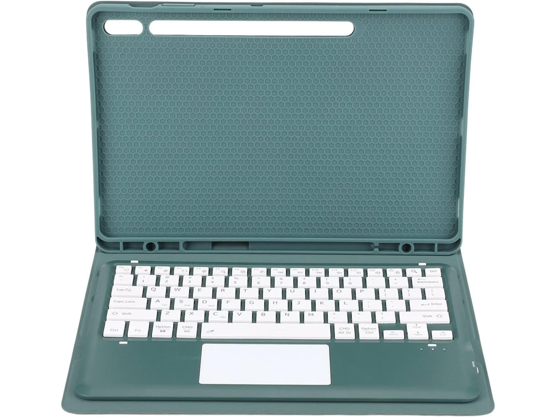 Capa Com Teclado Para Tablet De 12,4 Polegadas Compatível Com Tab S8+ E S7