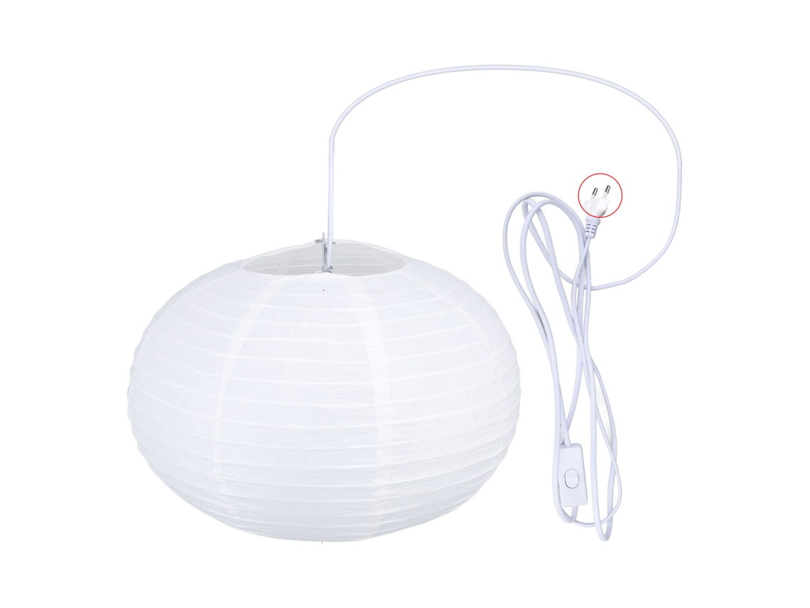 2026 lâmpada de Papel Redonda Suspensa Luz Suave Fácil de Montar para Quarto Sala Plug Ue 220v