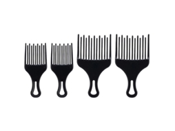 4 Peças De Palheta Afro Allinless