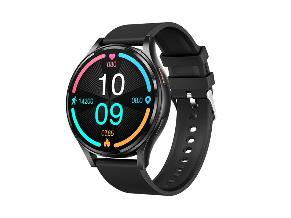 Relógio inteligente Bestvite 1.43 com Bluetooth, chamadas e ECG (preto)