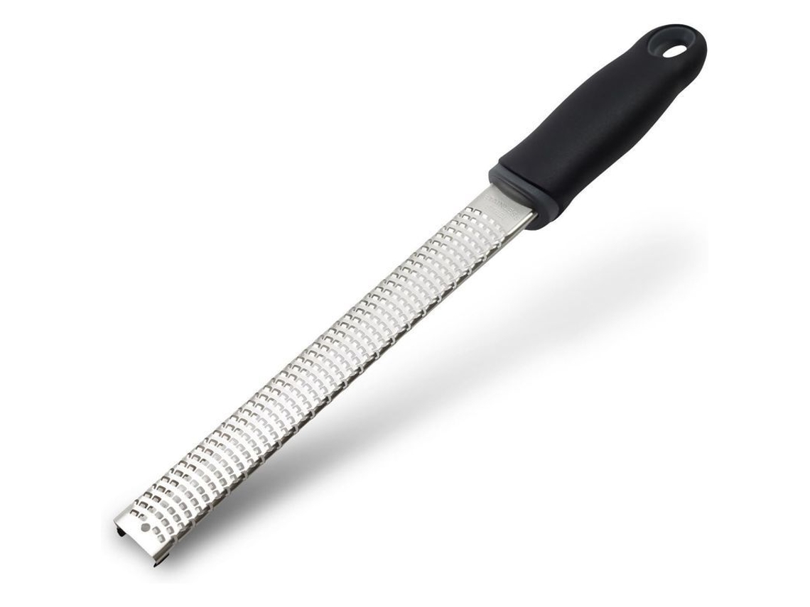 Rebe rallador de Queso de Acero Inoxidable para Cocina Con Mango Suave Ergonómico Y Tapa Plástica