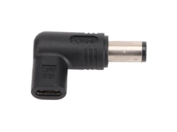 Adaptador (fêmea Type-c Para 7,4*5,0mm Hp, Suporta Carregamento Rápido Pd De 100w)