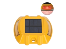 Luminária solar 2026 para doca, à prova d'água IP68, em alumínio fundido, com LED automático de 6V 1,8W e luz verde para pátio externo e jardim.