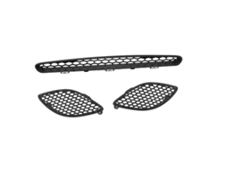 Conjunto Painéis Abertura Capô Dodge Durango 2018 2020 Preto Matte 3 Peças