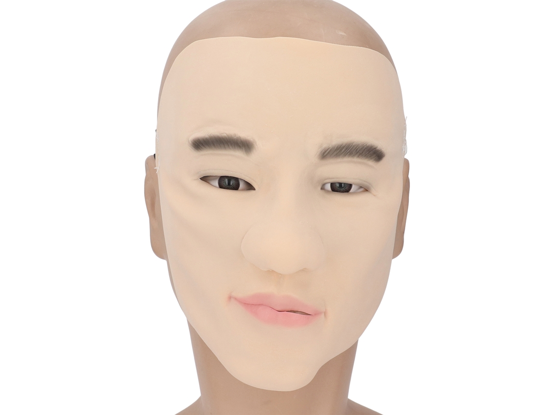Cubierta De Media Cara De Latex Realista Para Fiesta De Disfraces Y Cosplay