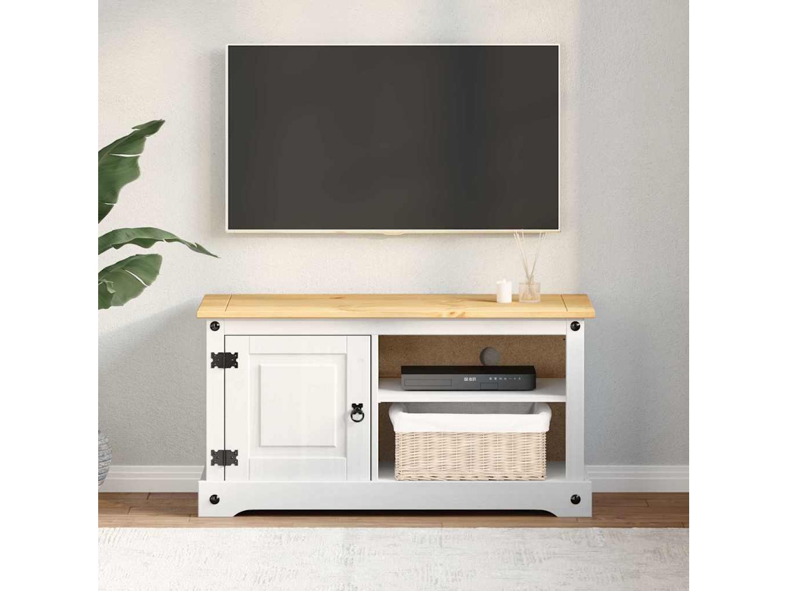 Vidaxl Gabinete Para Tv Corona 100 X 40 X 52 Cm Branco
