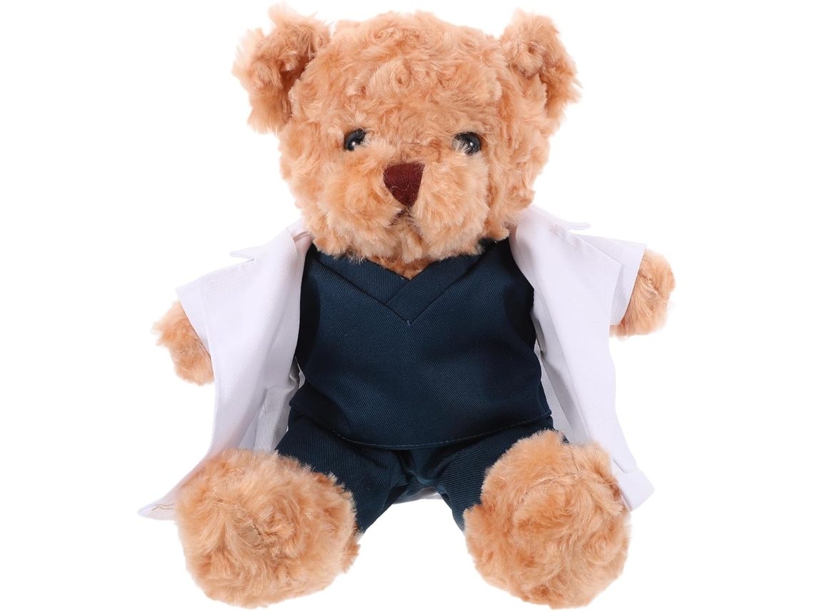 Vestido De Médico Para Ursinho Pelúcia, Brinquedo Pelúcia E Algodão