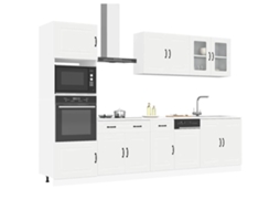 Vidaxl 7 Peças Armário De Cozinha Conjunto Kalmar Branco
