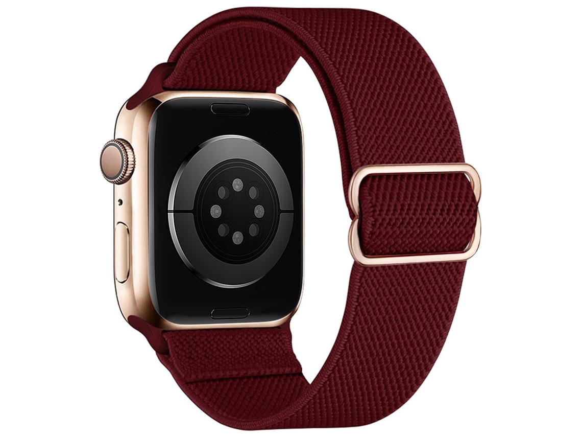 Bracelete Para Apple Watch 38/40/41/42mm Borgonha Cuich