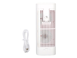 Ar Condicionado Portátil Usb Ventilador Evaporativo com 3 Velocidades Luz Noturna 120ml Bateria 3600mah | S/MARCA