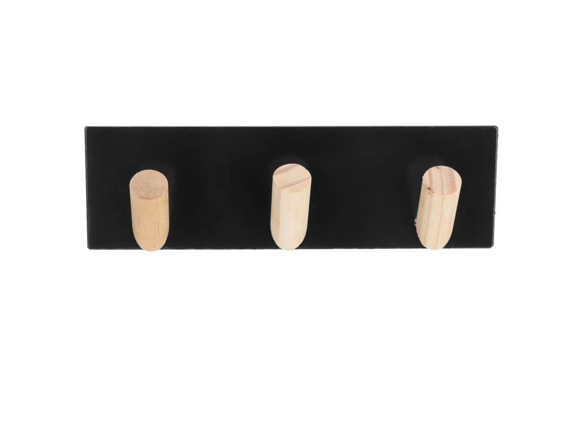 Ganchos de Roupa Sem Furar Preto T321 para Casa