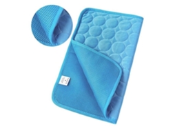 Tapete Refrescante, em Seda Gelada, para Pets, 30x40 Cm, Azul AQUAFORGE