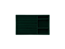 Pequena Bandeja Para Joias Organizador 21x12x2,5cm Verde