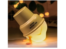 Luz Nocturna Do Pato Gelado para Crianças Luz Nocturna para Bebés para O Quarto Lâmpada Nocturna de Silicone Recarregável Por Usb para