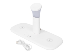 Carregador Sem Fio Inteligente 3 Em 1 Docking Para Celular E Fone De Ouvido Ios