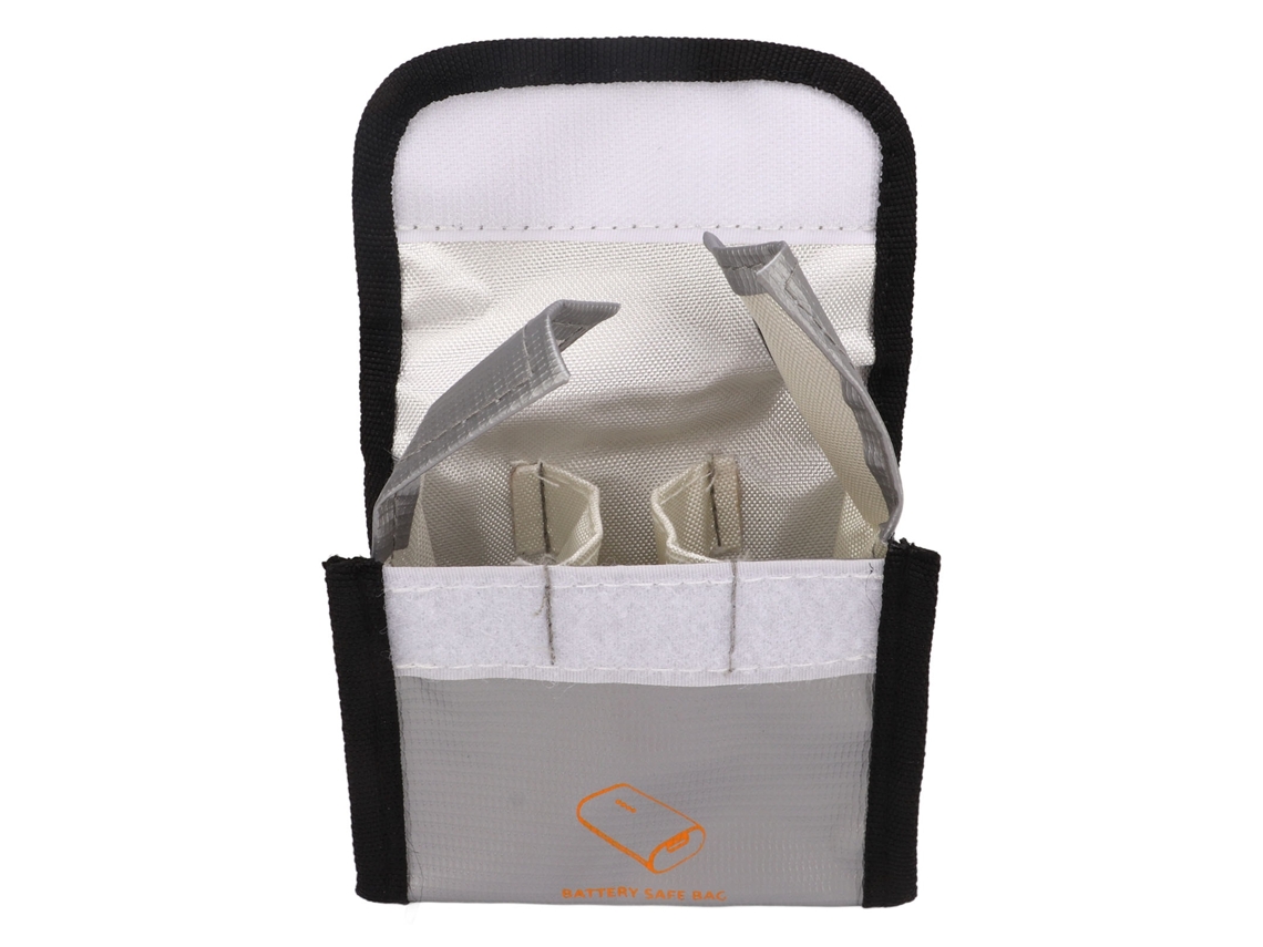 Lurelia Bolsa Para Drone Compatível Com 3 Baterias, Em Nylon, Cor Prata