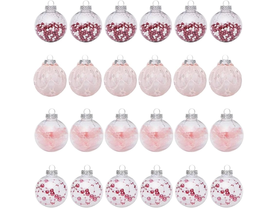 Conjunto De 24 Bolas De Natal Inquebráveis Para Árvore De Natal, 2
