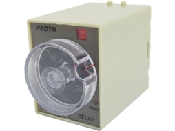 St3pf Relé de Temporização Dc 24v 8 Pinos com Retardo Desligamento 30s para Tempo Cinza CHABERLU