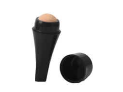 Rodillo Facial De Piedra Volcánica Reutilizable Absorbe Grasa Controlador Herramienta De Cuidado Facial Desmontable Negro