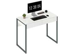 Mesa com Prateleiras 120x55x85cm com Gavetas FLUISHINE