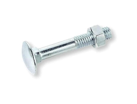 Tornillo rosca metal din 603 con tuerca largo 50nm metrica m-8