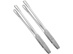 Pinça Para Alimentos, Pinça Para Churrasco Em Aço Inoxidável, Conjunto De 2 Peças, Para Cozinha E Piqueniques