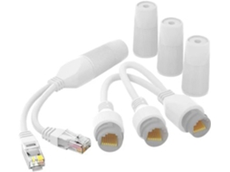 Divisor Ethernet, 1 Para 2 Portas, Lan À Prova D'água E Resistente.