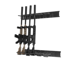 Suporte Para Armas Succebuy Suporte De Parede Em Metal Para O Interior Com 6 Compartimentos Verticais Para Espingardas