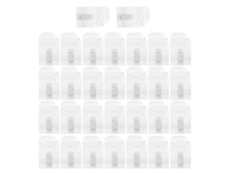 30 Peças Blocos Separadores De Perfis De Alumínio Conectores De Vidro Suporte De Fixação Nylon 3030