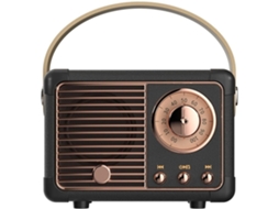 Rádio Fm Retro Com Bluetooth, Apresentando Um Design Clássico À Moda Antiga E Compatível Com Conectividade Sem Fios Bluetooth 5.0. Stelasplen