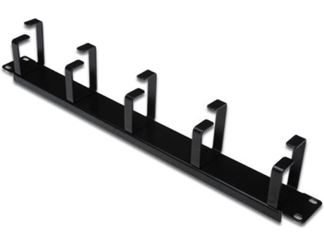 Digitus Panel de Administración de cables con 5 anillas 40x60mm 19" Negro