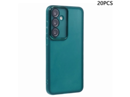 Tkdaddy Compra Em Massa De 20 Peças Para Samsung Galaxy A35 5g Capa Galvanizada Moldura De Câmera Capa De Telefone Tpu Recortes Precisos Transparente
