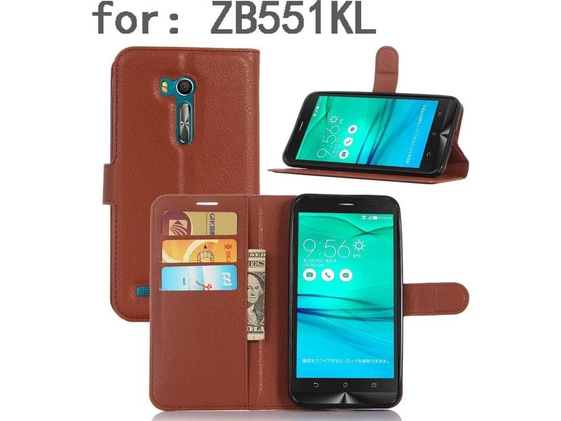 Capa Asus Zenfone Go ZB551KL 5.5 HONGWE. Castanho