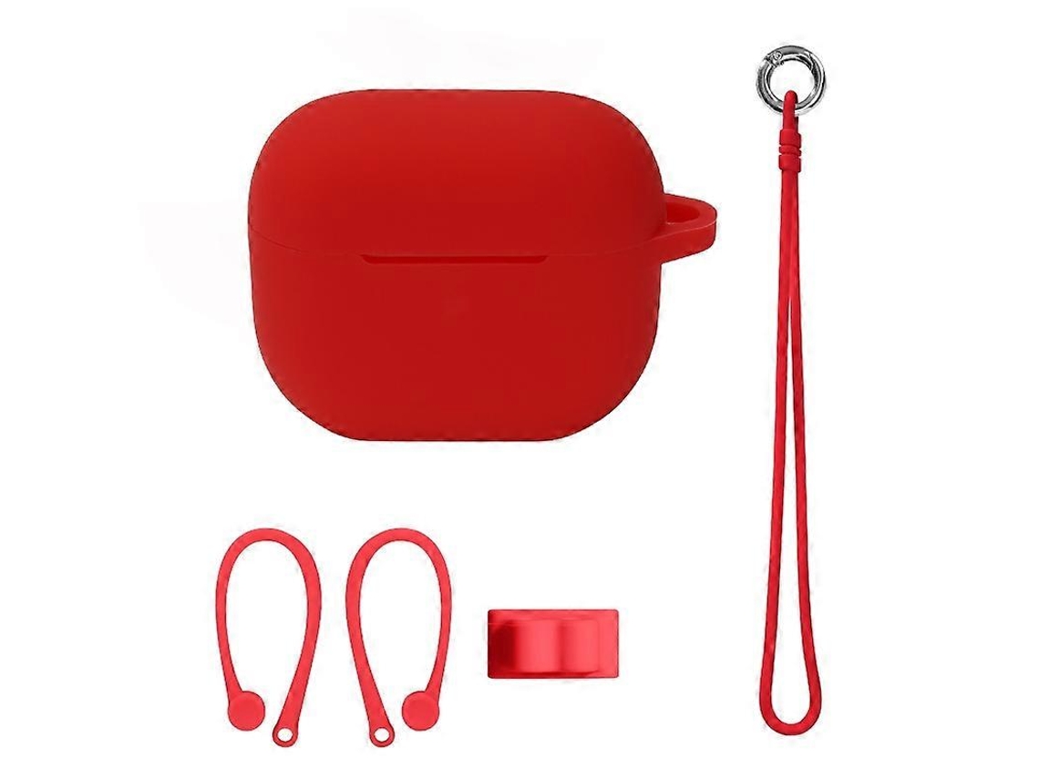 Conjunto de Capas de Silicone para Fones de Ouvido Bluetooth Airpods 3, Cor: Vermelho. GIECY