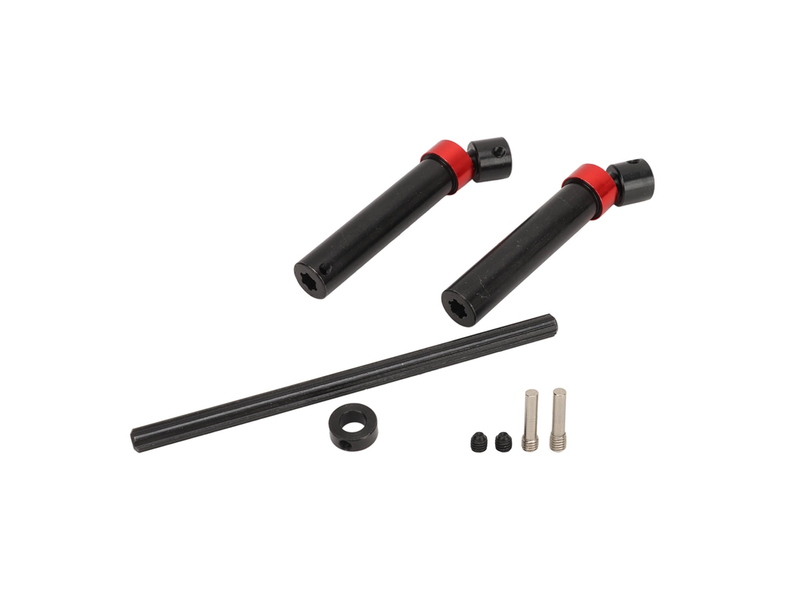 Mali eixo de Transmissão de Aço Rc para Axial Scx10 90046 Tamiya Cc01 Crawler 1/10 143 220mm Preto