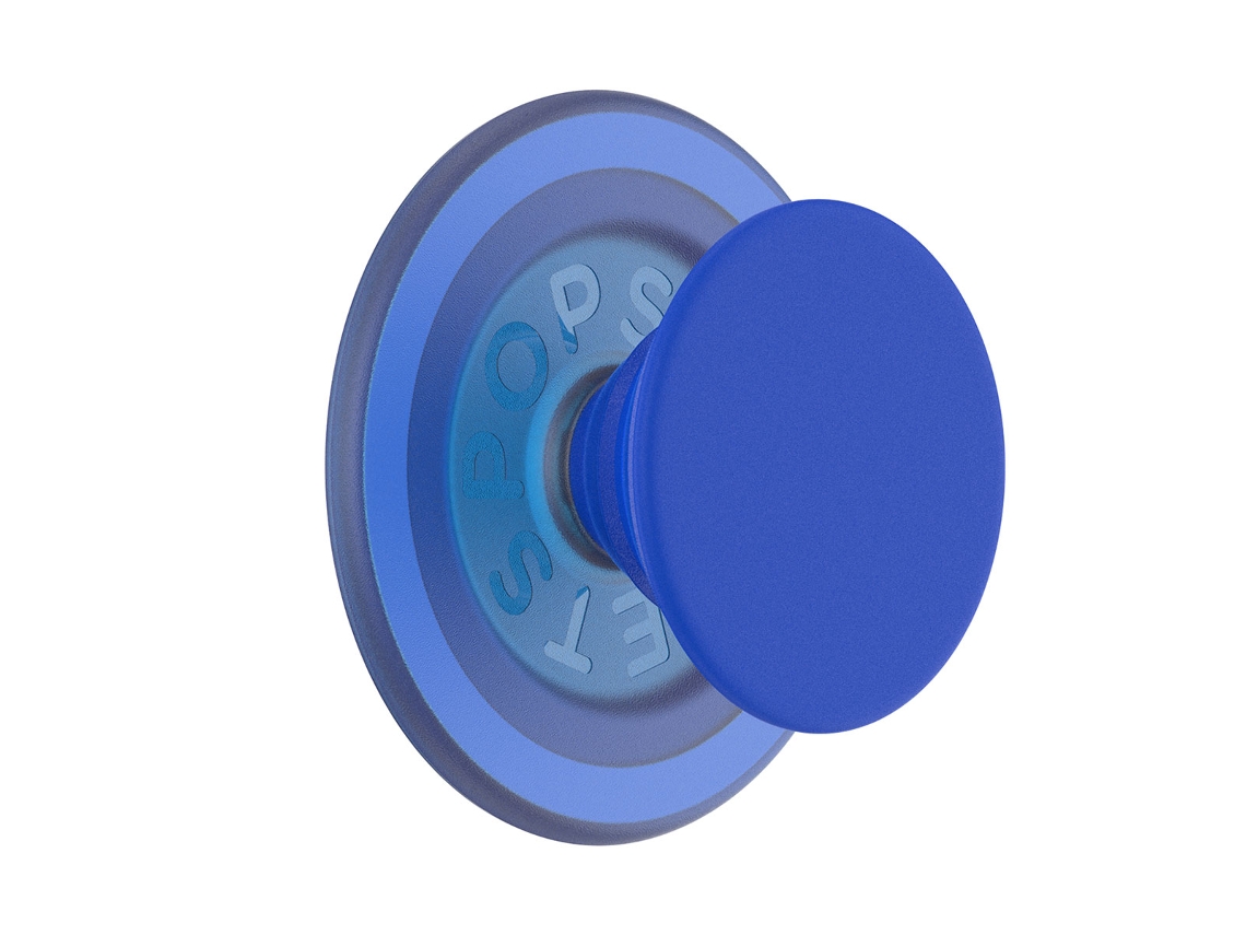 Plugues Pega Smartphone Magsafe Popsockets Plástico Magnética Azul
