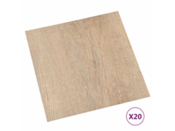 Pranchas de Piso Autoadesivo 30,5 X 30,5 Cm 20 Pcs Pvc MAISON EXCLUSIVE