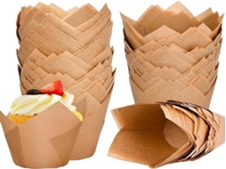 Formas para muffins e cupcakes Lurelia, pacote com 120 unidades.