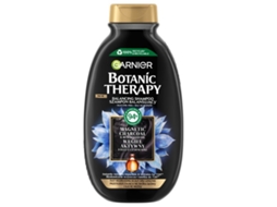 Shampoo Botanic Therapy Charcoal Black Comb Oil, equilibra cabelos oleosos e acalma couro cabeludo seco, 400ml Garnier