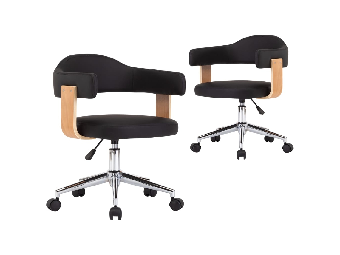 Dining Chair, Dining Chairs Vidaxl Preto Couro Artificial (n/a)